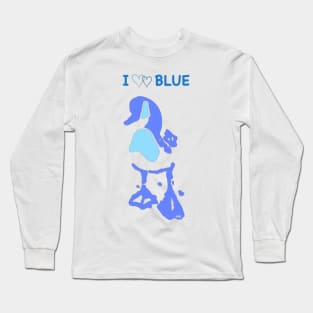 I LOVE BLUE Long Sleeve T-Shirt